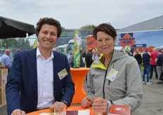 Stefan Paap en Toos Houwers van Houwers Groep en Cleanupp. Zij verzorgen bij oa Willem Dijk inspecties voor de voedselveiligheid en digitale registraties